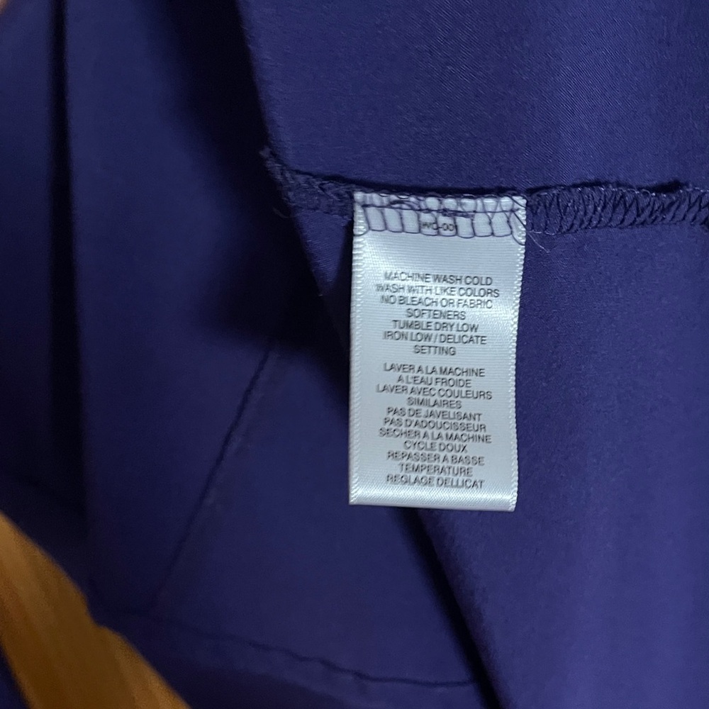 Women’s ExOfficio Shirt, size S/P Eggplant-purple color - Picture 9 of 11